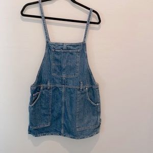 Free People Denim Overall Dress
